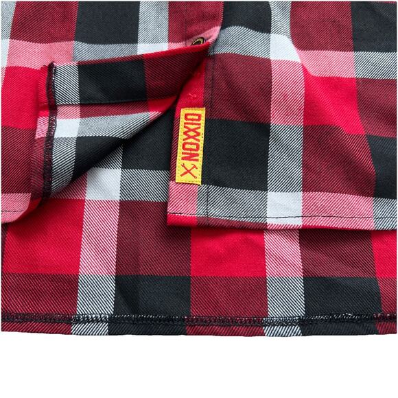 Dixxon Flannel Co Womens Shirt Medium Form & Function Red Plaid Mr. Horsepower - Picture 10 of 12